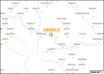 map of Kawmila