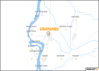 map of Kawm Umbū