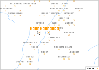 map of Kawnan Ga