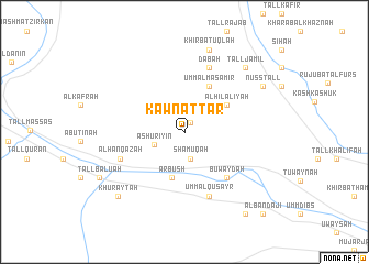 map of Kawn ‘Aţţār