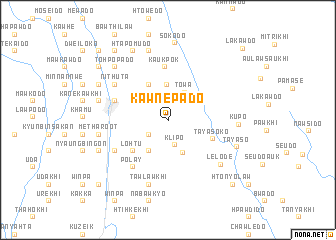 map of Kawnepado