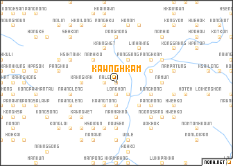 map of Kawnghkam