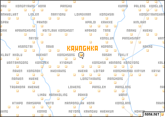 map of Kawng Hka