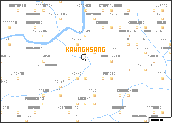 map of Kawnghsang