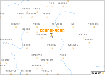 map of Kawnghsang