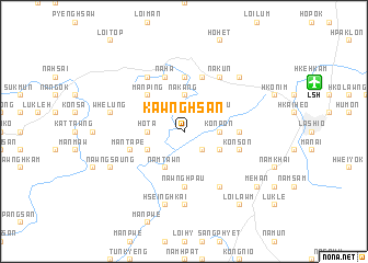 map of Kawng-hsan