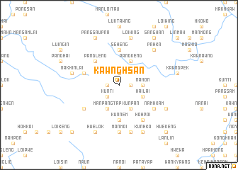 map of Kawnghsan