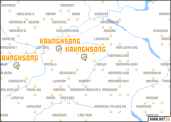 map of Kawnghsong