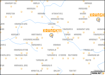 map of Kawngkyi