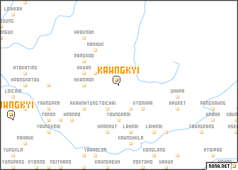 map of Kawngkyi