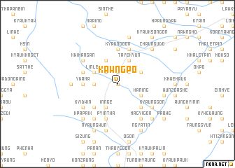 map of Kawngpo