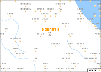 map of Kawngtu