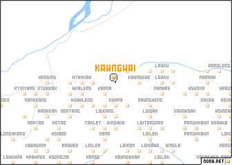 map of Kawngwai