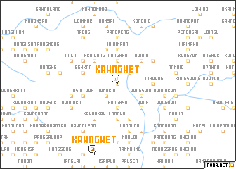 map of Kawngwet