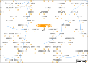 map of Kawngyau