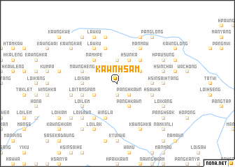 map of Kawnhsam