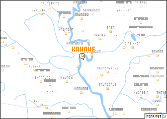 map of Kawnwē