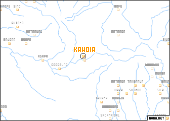 map of Kawoia