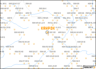 map of Kaw-pōk