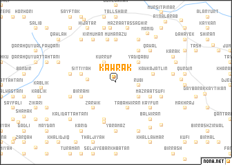 map of Kawrak