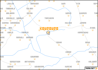 map of Kawrawra