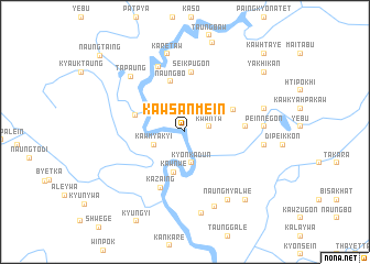 map of Kawsanmein