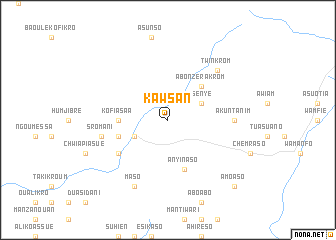 map of Kawsan