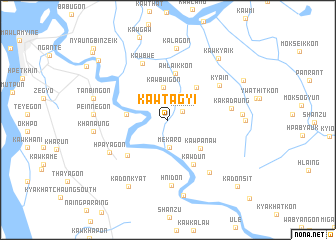 map of Kawtagyi