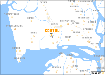 map of Kawtaw