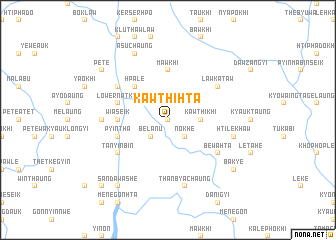 map of Kawthihta