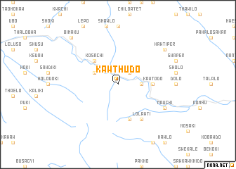 map of Kawthudo