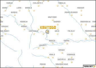 map of Kawtodo