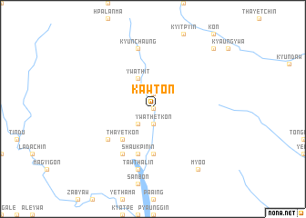 map of Kawtôn