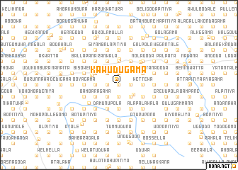 map of Kawudugama