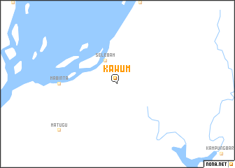 map of Kawum