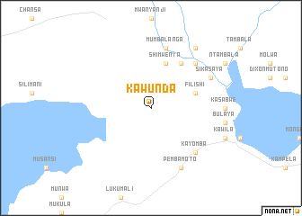 map of Kawunda