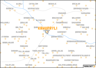 map of Kāwurāylī