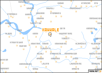 map of Kawwale