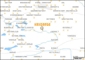 map of Kaxgärde