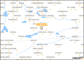 map of Käxgöl