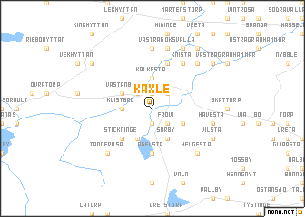 map of Käxle