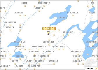 map of Käxnäs