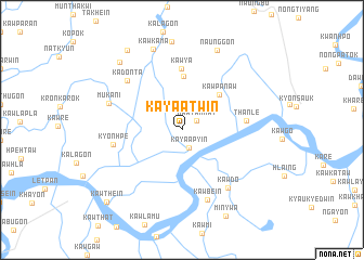 map of Kaya-atwin