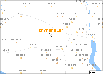 map of Kayabağlar