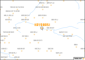 map of Kayabası