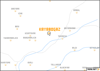 map of Kayaboğaz