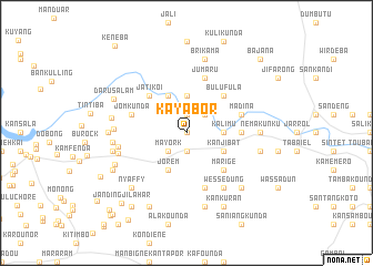 map of Kayabor