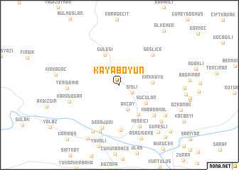 map of Kayaboyun