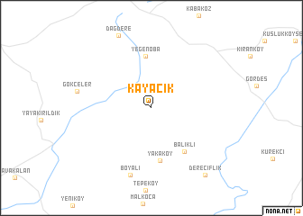 map of Kayacık