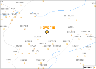 map of Kayacık